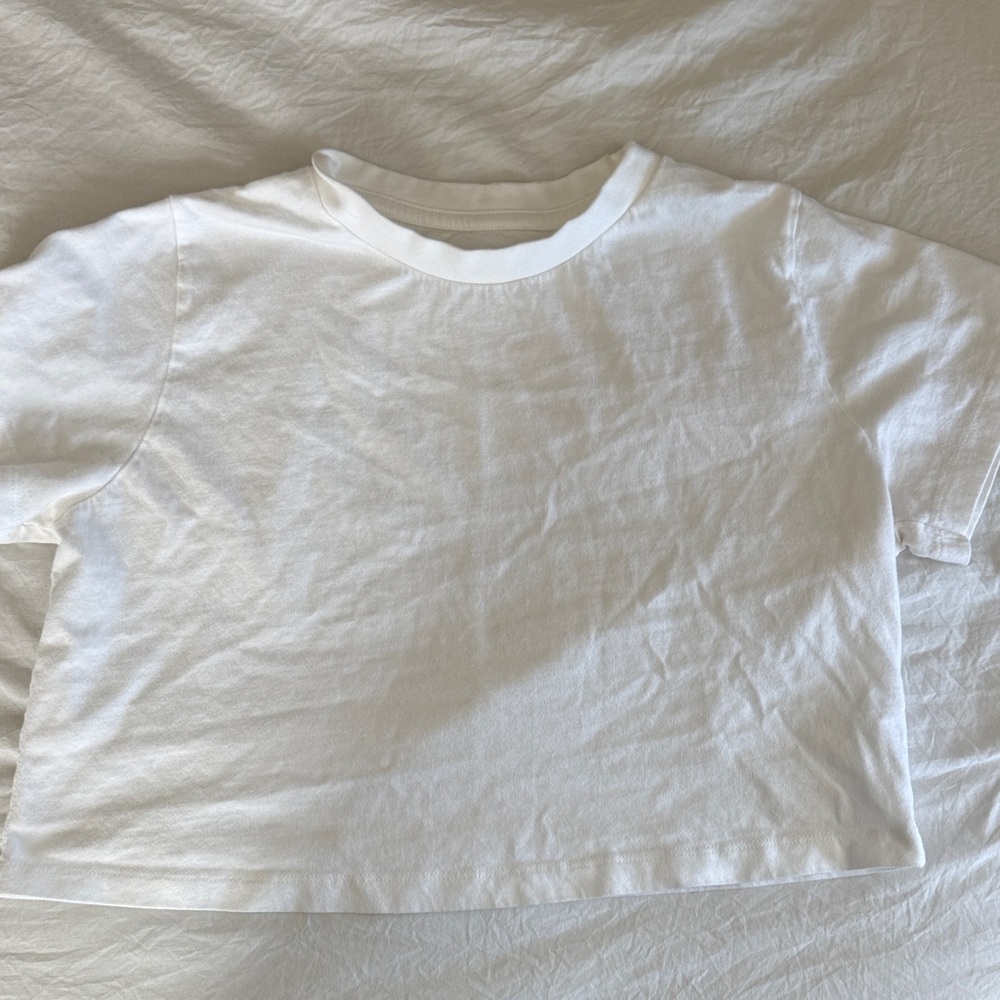 Daily Drills Women White Short Sleeve Tee